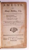 FIELDING, HENRY. Amelia.  4 vols.  1752